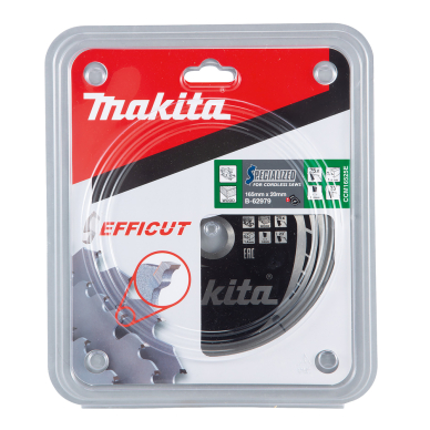 Pjovimo diskas Makita B-62979, EFFICUT 165X1.4X20mm, 23°, T25 1 Pjovimo diskas Makita B-62979, EFFICUT 165X1.4X20mm, 23°, T25 1