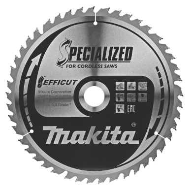 Pjovimo diskas Makita B-64624 EFFICUT 260X2.15X30mm, 10°, T45 Pjovimo diskas Makita B-64624 EFFICUT 260X2.15X30mm, 10°, T45