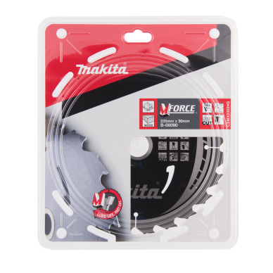 Pjovimo diskas Makita B-08090, 235X2.3X30mm, 15°, T24 2 Pjovimo diskas Makita B-08090, 235X2.3X30mm, 15°, T24 2
