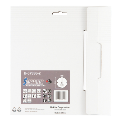 T.C.T. pjūklas medienai/ MDF/laminatui 165X1.45X20mm 23° T56 EFFICUT 2 vnt. Makita B-57336-2 2 T.C.T. pjūklas medienai/ MDF/laminatui 165X1.45X20mm 23° T56 EFFICUT 2 vnt. Makita B-57336-2 2