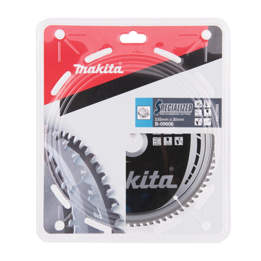 Pjovimo diskas Makita B-09606 SPECIALIZED, 235X2.4X30mm, 0°, T80 2 Pjovimo diskas Makita B-09606 SPECIALIZED, 235X2.4X30mm, 0°, T80 2