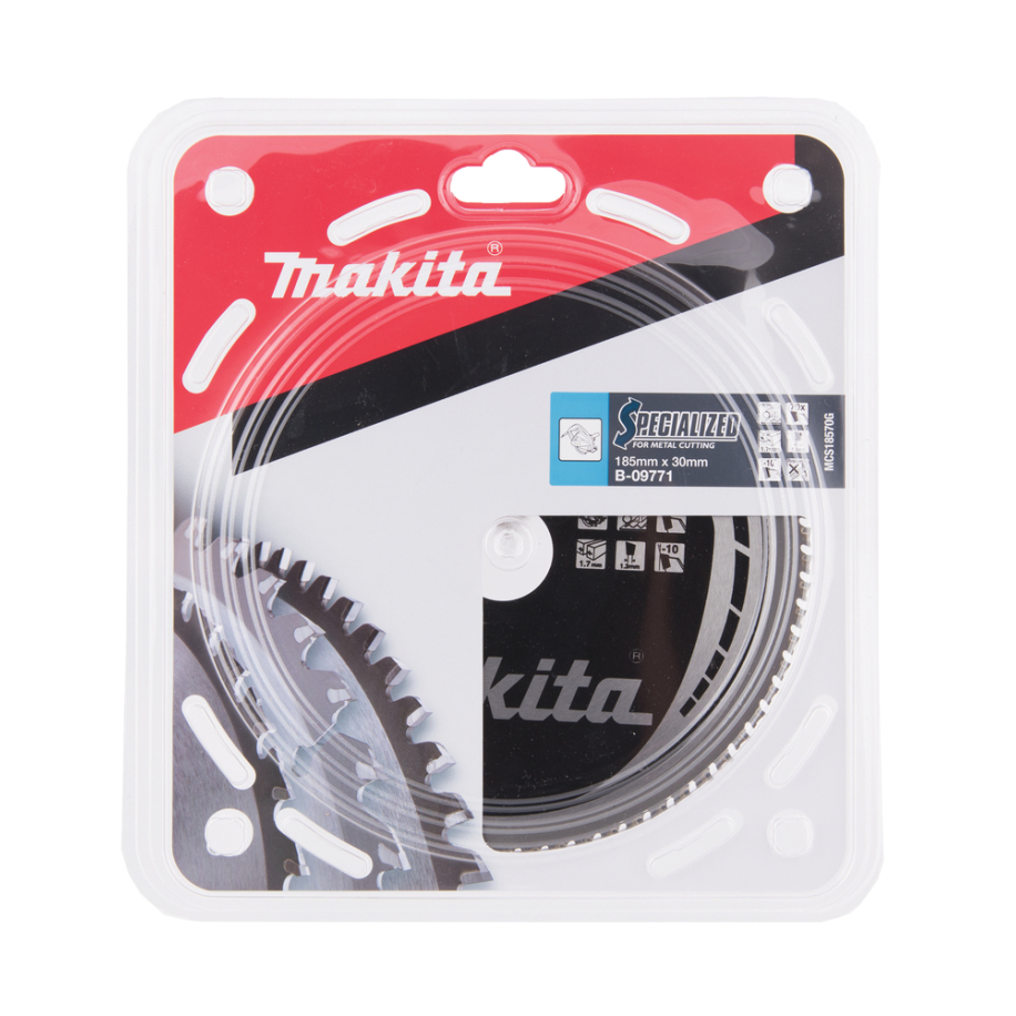 Pjovimo diskas Makita B-09771 SPECIALIZED, 185X1.7X30mm, -10°, T70 2 Pjovimo diskas Makita B-09771 SPECIALIZED, 185X1.7X30mm, -10°, T70 2