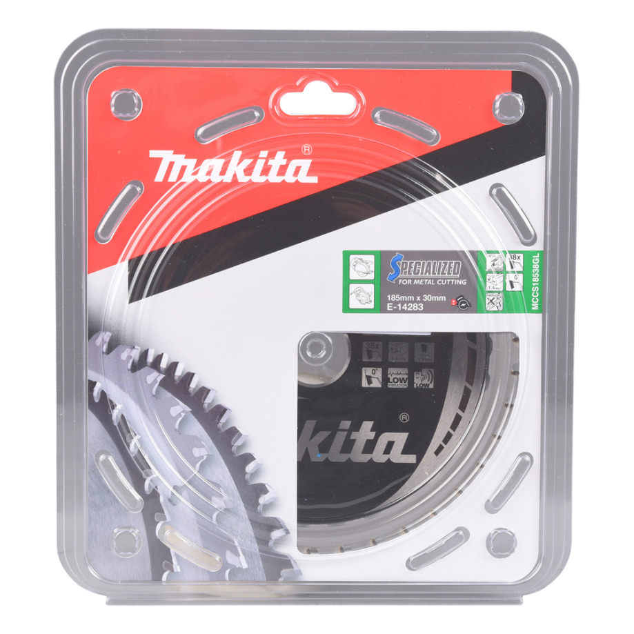 TCT pjovimo diskas storam metalui, 185X 30 mm, 38T, SPECIALIZED Makita E-14283 2