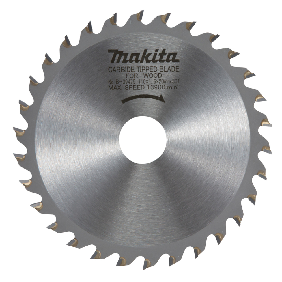 Pjovimo diskas Makita D-09628, 165X2X20mm, 20°, T16 Pjovimo diskas Makita D-09628, 165X2X20mm, 20°, T16