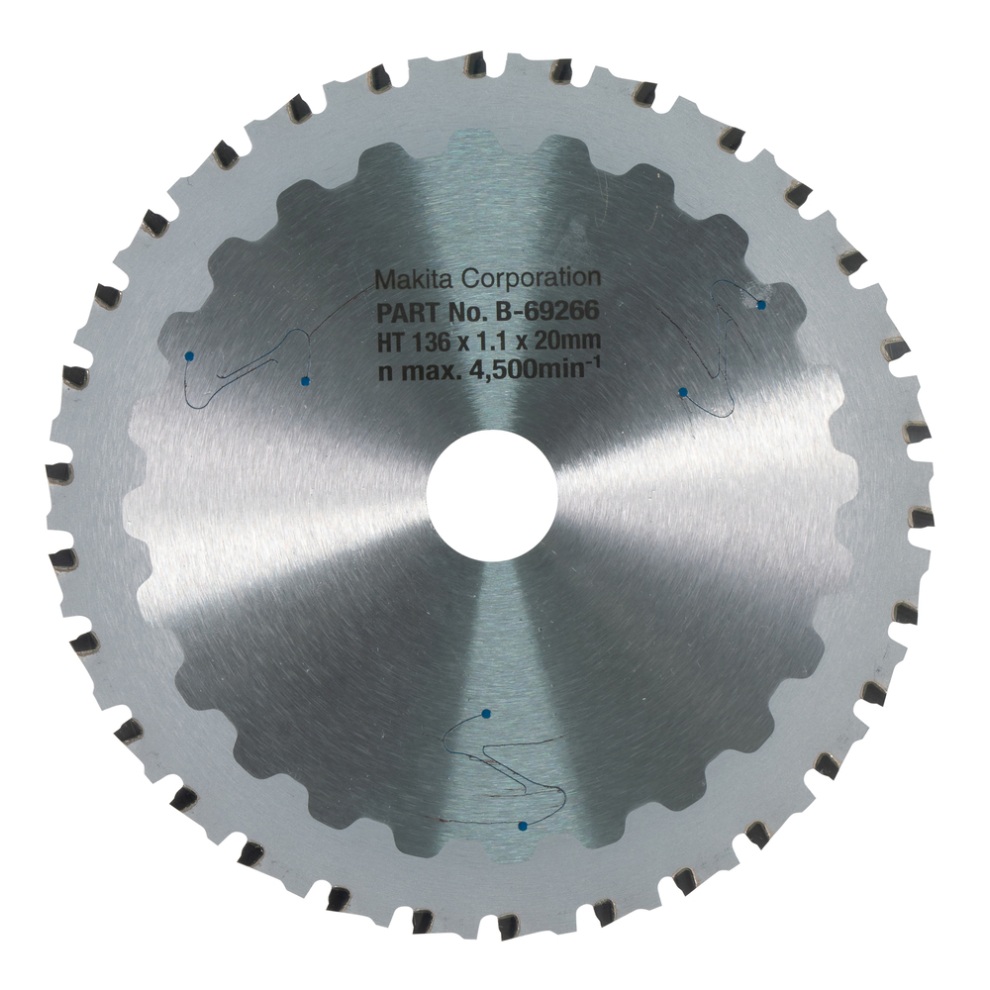 Pjovimo diskas Makita B-69266 EFFICUT METAL,136X1.1X20mm, 0°, T30 1