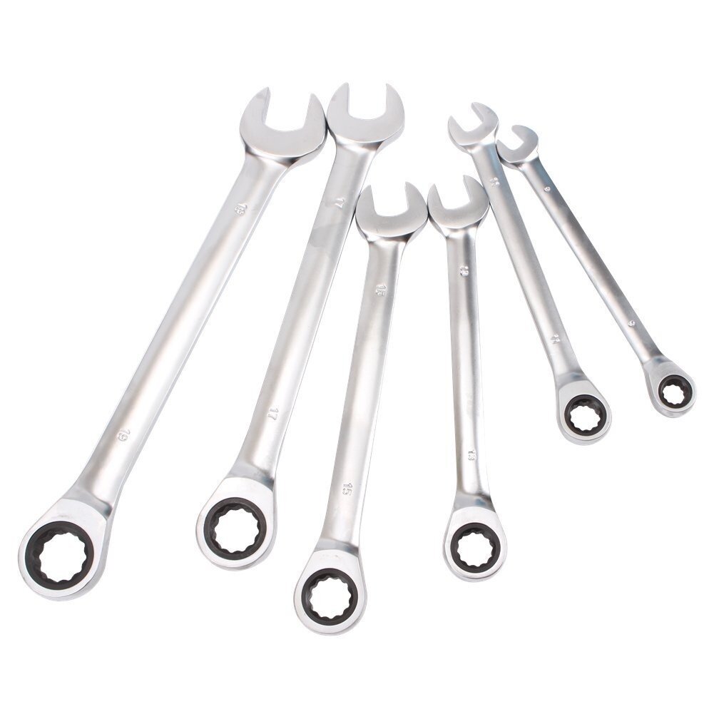 Terkšlinių raktų rinkinys | 8-19 mm | 12 vnt. (SK5000) 2 Terkšlinių raktų rinkinys | 8-19 mm | 12 vnt. (SK5000) 2