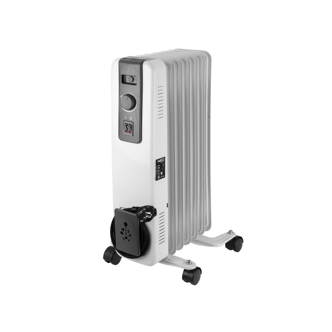 Tepalinis šildytuvas NEO 90-151, 1500W 7 briaunelės Tepalinis šildytuvas NEO 90-151, 1500W 7 briaunelės