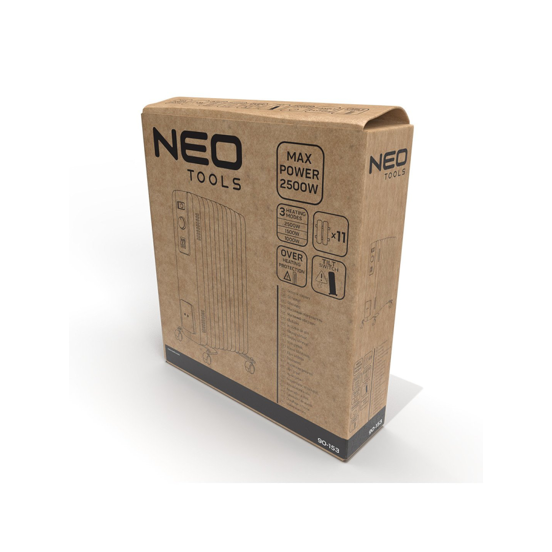 Tepalinis šildytuvas NEO 90-153, 2500W 11 briaunų 1