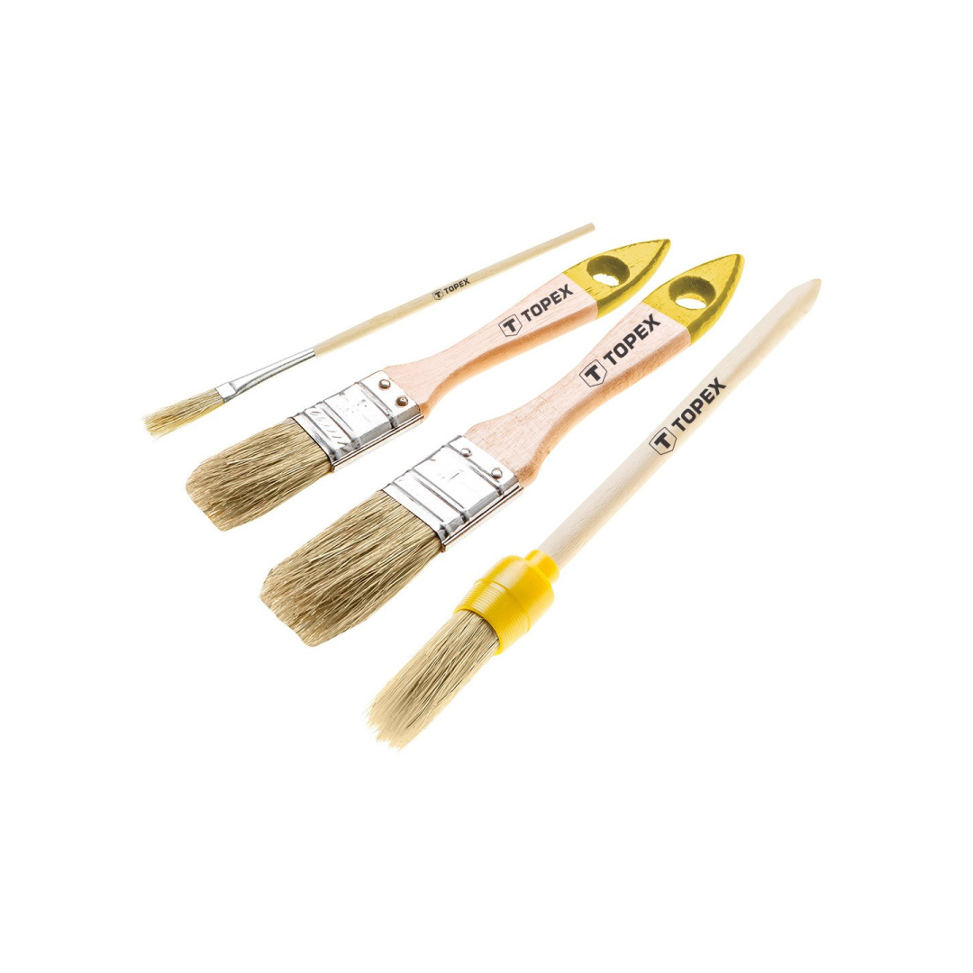 Teptukų rinkinys, 4 vnt. Teptukų rinkinys, 4 vnt.