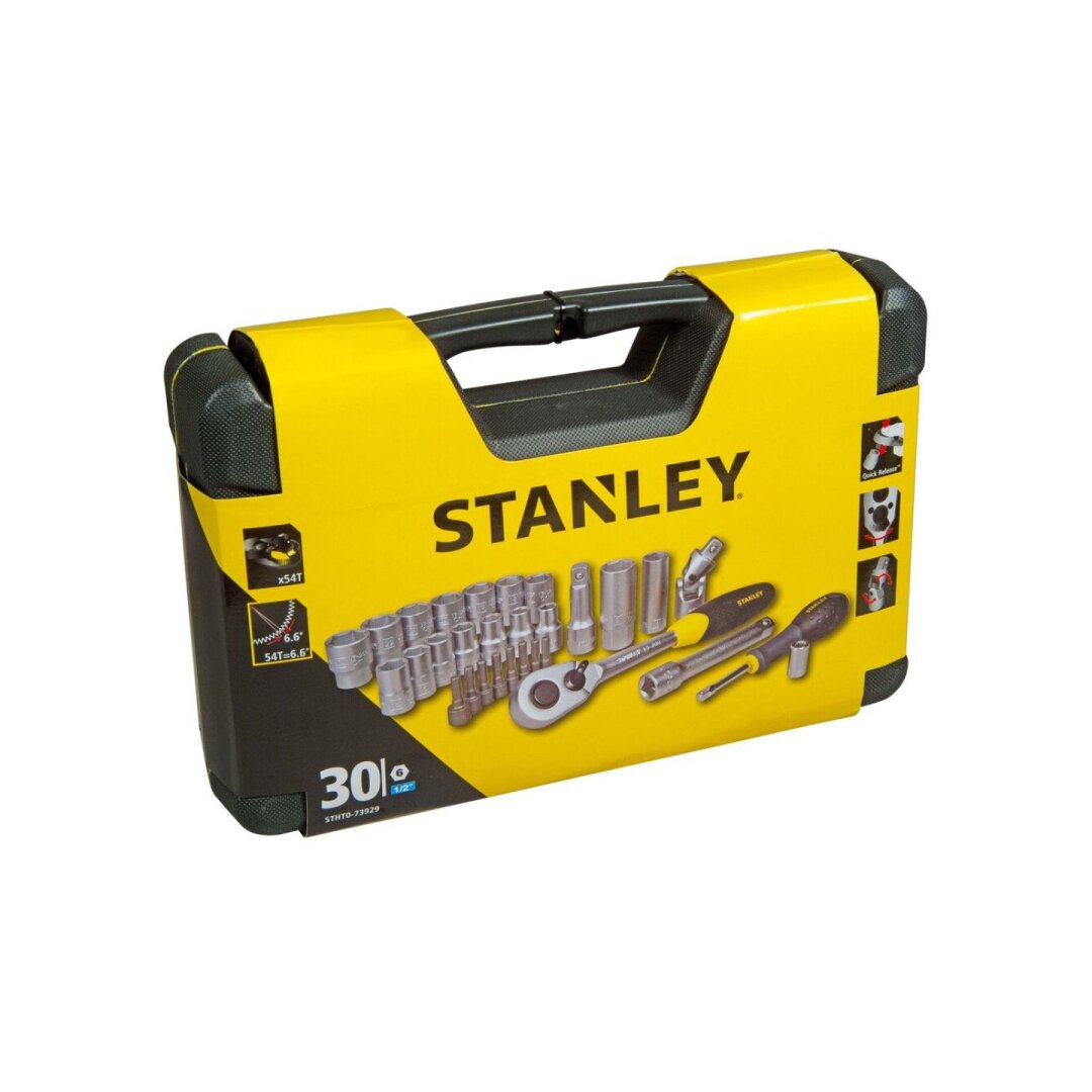 Terkšlės ir galvičių komplektas 30 vnt  1/2 1