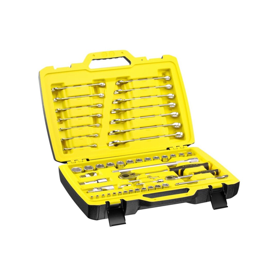 Terkšlės ir galvičių komplektas 49 vnt  1/2 1/4 3