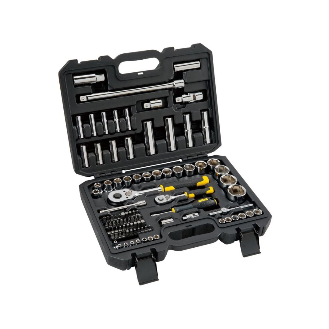 Terkšlės ir galvičių komplektas 96 vnt  1/2 1/4 5