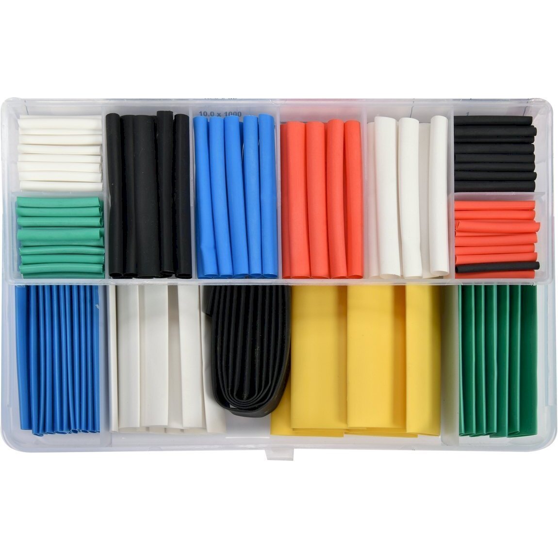 Termo žarnelių asortimentas (kembrikų) | spalvotos | 171 vnt. (YT-06867)