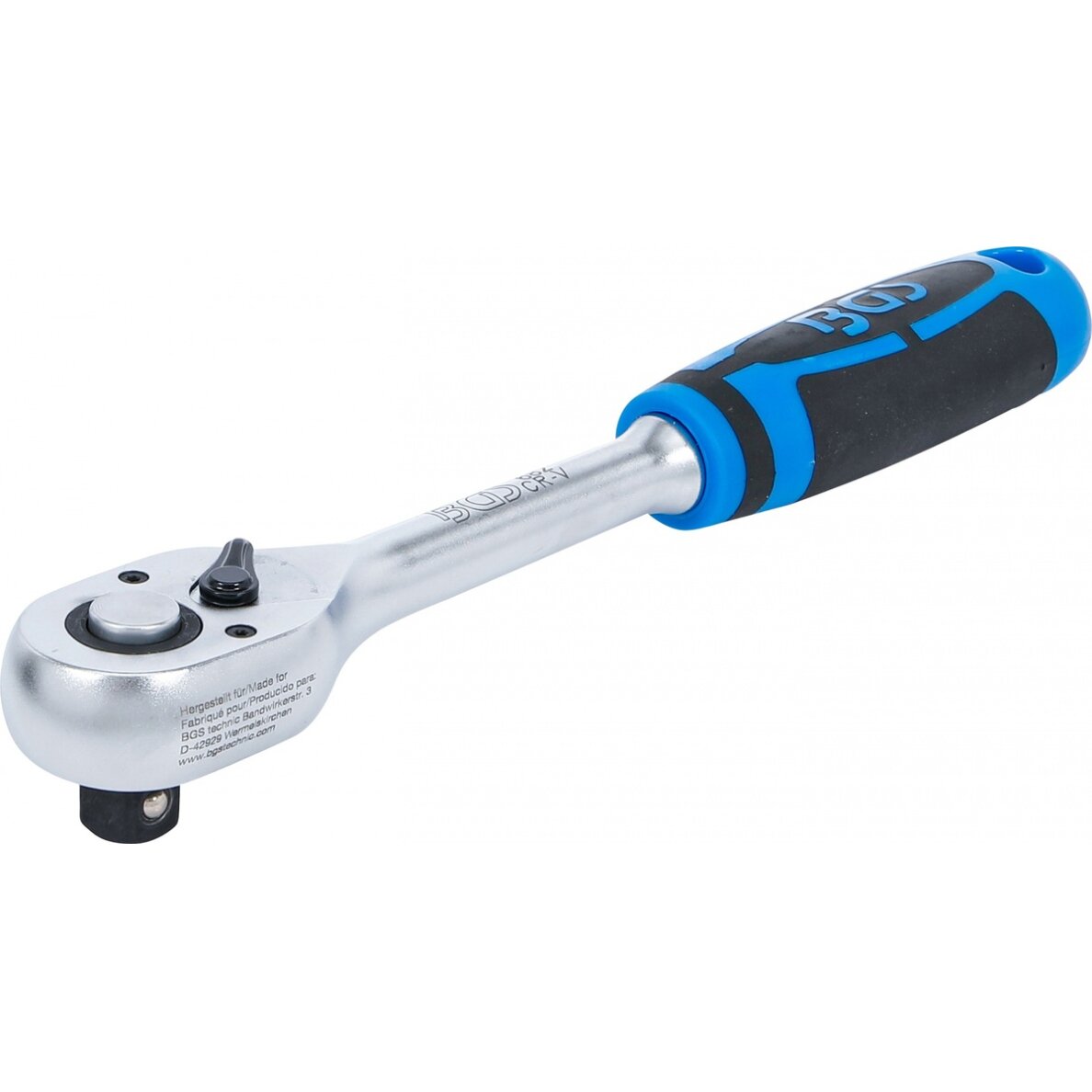 Terkšlinis raktas reversinis | tiesus | smulkūs dantukai | 12,5 mm (1/2") (682)