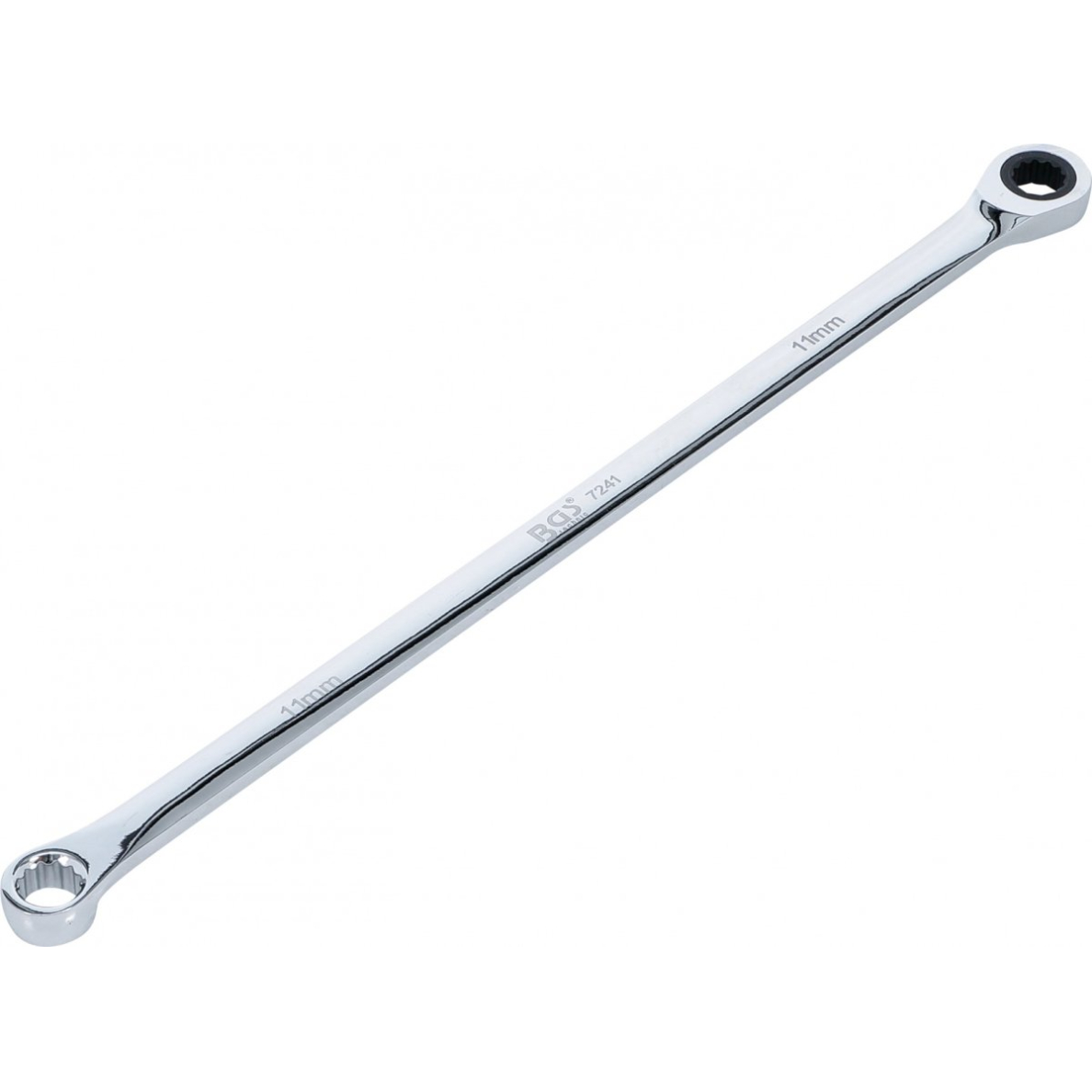 Terkšlinis žiedinis dvipusis veržliaraktis | ilgas tipas | 11 mm (7241) Terkšlinis žiedinis dvipusis veržliaraktis | ilgas tipas | 11 mm (7241)