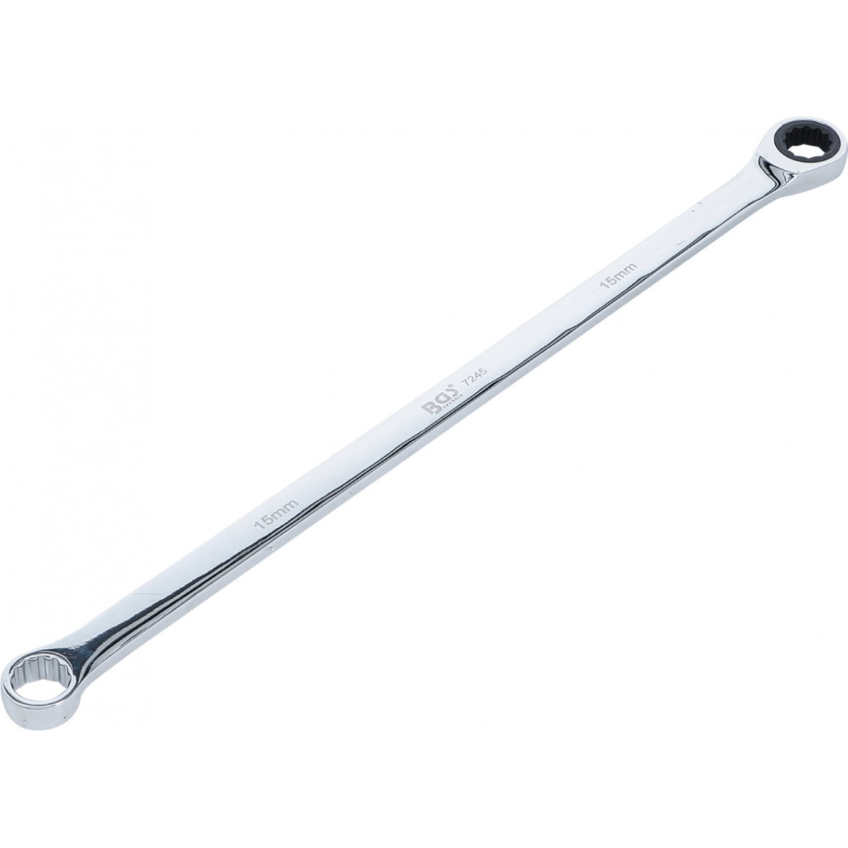 Terkšlinis žiedinis dvipusis veržliaraktis | ilgas tipas | 15 mm (7245)