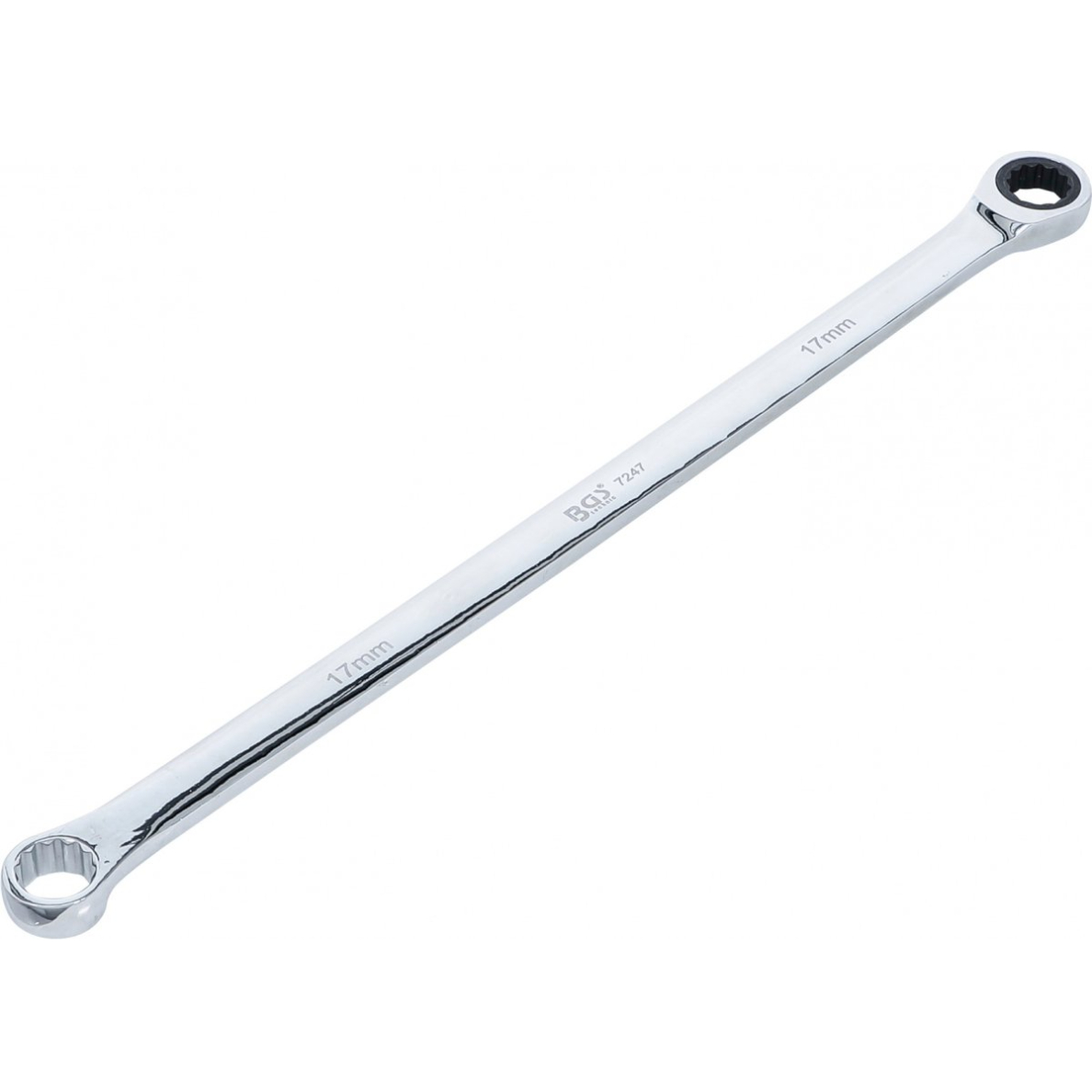 Terkšlinis žiedinis dvipusis veržliaraktis | ilgas tipas | 17 mm (7247)