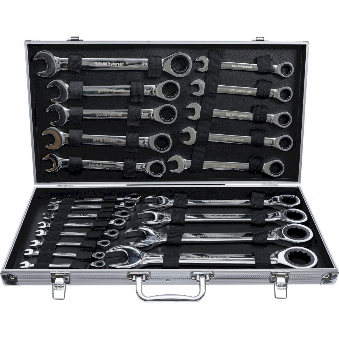 Terkšlinių raktų rinkinys | 6 - 32 mm | 22 vnt. (30009) 1 Terkšlinių raktų rinkinys | 6 - 32 mm | 22 vnt. (30009) 1