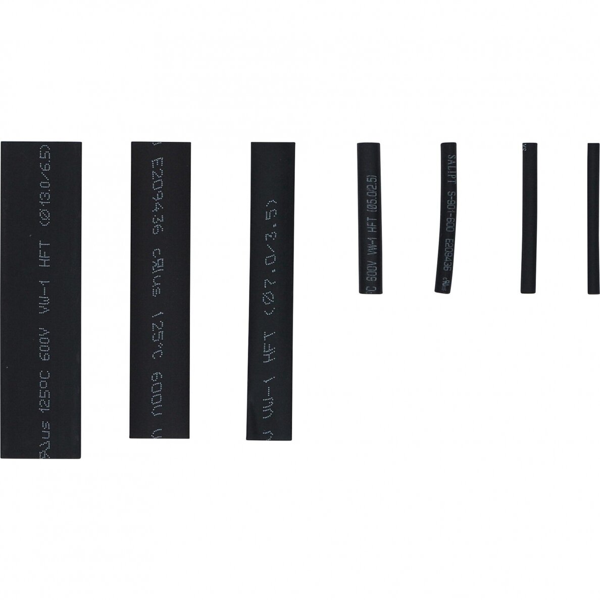 Termo šlangelių (kembrikų) asortimentas | juodi | 127 vnt. (8042) 1 Termo šlangelių (kembrikų) asortimentas | juodi | 127 vnt. (8042) 1