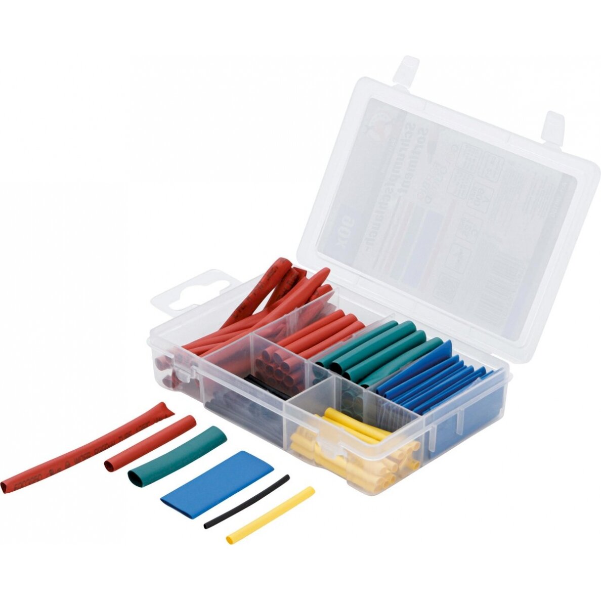 Termo žarnelių asortimentas (kembrikų) | spalvoti | 90 vnt. (88150) Termo žarnelių asortimentas (kembrikų) | spalvoti | 90 vnt. (88150)