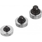 Terkšlinių reversinių mini rankenėlių rinkinys | 6.3 mm (1/4") / 10 mm (3/8") / 12,5 mm (1/2") (SK6660)