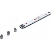 Terkšlinis atsuktuvas | itin plonas | 6.3 mm (1/4") su 4 specialiais antgaliais (115)