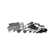 Terkšlės ir galvičių komplektas 80 vnt 1/2, 1/4, 3/8 Terkšlės ir galvičių komplektas 80 vnt 1/2, 1/4, 3/8