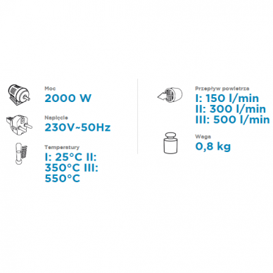Techninis Fenas Graphite 59G522, 2000 W 1 Techninis Fenas Graphite 59G522, 2000 W 1