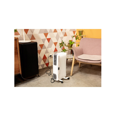 Tepalinis šildytuvas NEO 90-151, 1500W 7 briaunelės 2 Tepalinis šildytuvas NEO 90-151, 1500W 7 briaunelės 2