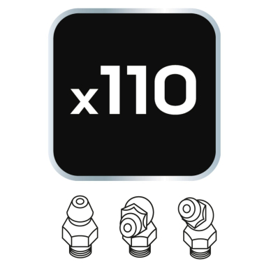 Tepimo antgaliai, 110 vnt. 8 Tepimo antgaliai, 110 vnt. 8