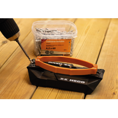 Terasos lentų montavimo įrankis Heco (95 - 145 mm) 1 Terasos lentų montavimo įrankis Heco (95 - 145 mm) 1