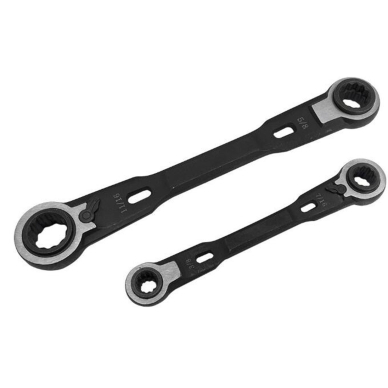 Terkšliniai daugiafunkciniai raktai | dvipusis su reversu | 4-in-1 | 2 vnt. (DRW2S) Terkšliniai daugiafunkciniai raktai | dvipusis su reversu | 4-in-1 | 2 vnt. (DRW2S)