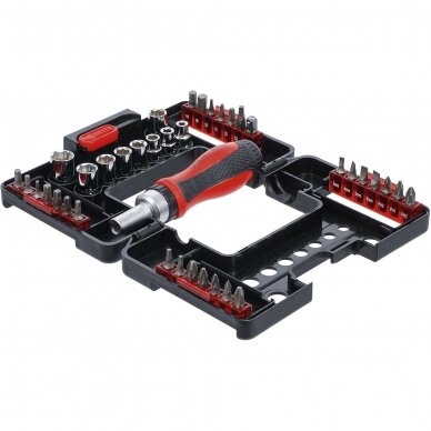 Terkšlinis atsuktuvas su komplektu BGS 20138, 38 vnt Terkšlinis atsuktuvas su komplektu BGS 20138, 38 vnt
