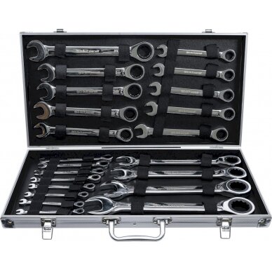 Terkšlinių raktų rinkinys | 6 - 32 mm | 22 vnt. (30009) 1 Terkšlinių raktų rinkinys | 6 - 32 mm | 22 vnt. (30009) 1