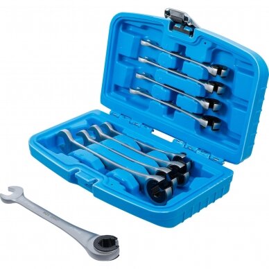 Terkšlinių raktų rinkinys | atviri | 8 - 17 mm | 9 vnt. (30849) Terkšlinių raktų rinkinys | atviri | 8 - 17 mm | 9 vnt. (30849)