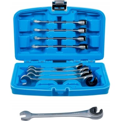 Terkšlinių raktų rinkinys | atviri | 8 - 17 mm | 9 vnt. (30849) 1 Terkšlinių raktų rinkinys | atviri | 8 - 17 mm | 9 vnt. (30849) 1