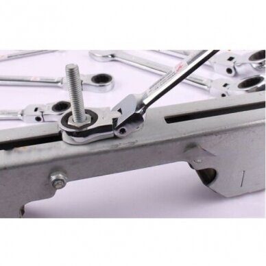 Terkšlinių raktų rinkinys | plast.dėžutė / šarnyriniai | 8-19 mm | 12 vnt. (SK5300) 1 Terkšlinių raktų rinkinys | plast.dėžutė / šarnyriniai | 8-19 mm | 12 vnt. (SK5300) 1