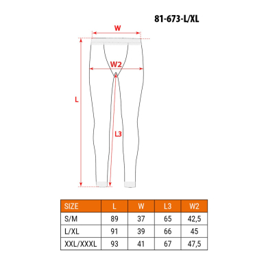 Termo kelnės CARBON, dydis L/XL 6