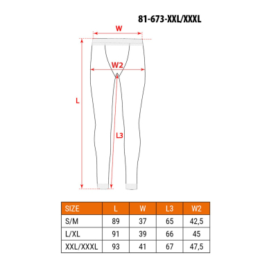 Termo kelnės CARBON, XXL/XXXL dydis 6