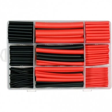 Termo žarnelių (kembrikų) asortimentas | spalvotos | 270 vnt. (YT-068671) 1 Termo žarnelių (kembrikų) asortimentas | spalvotos | 270 vnt. (YT-068671) 1