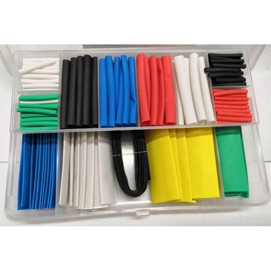 Termo žarnelių asortimentas (kembrikų) | spalvotos | 171 vnt. (SK01144)