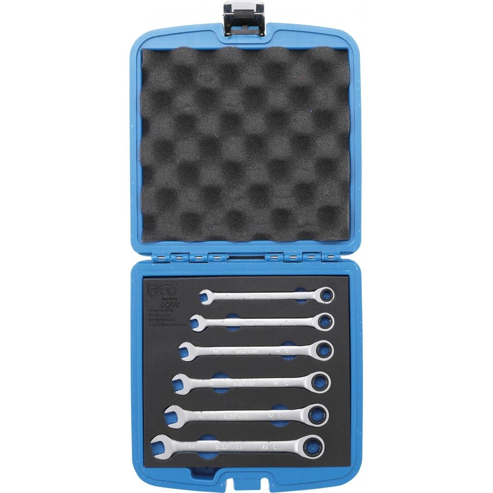 Terkšlinių raktų rinkinys | 8 - 13 mm | 6 vnt. (6502)