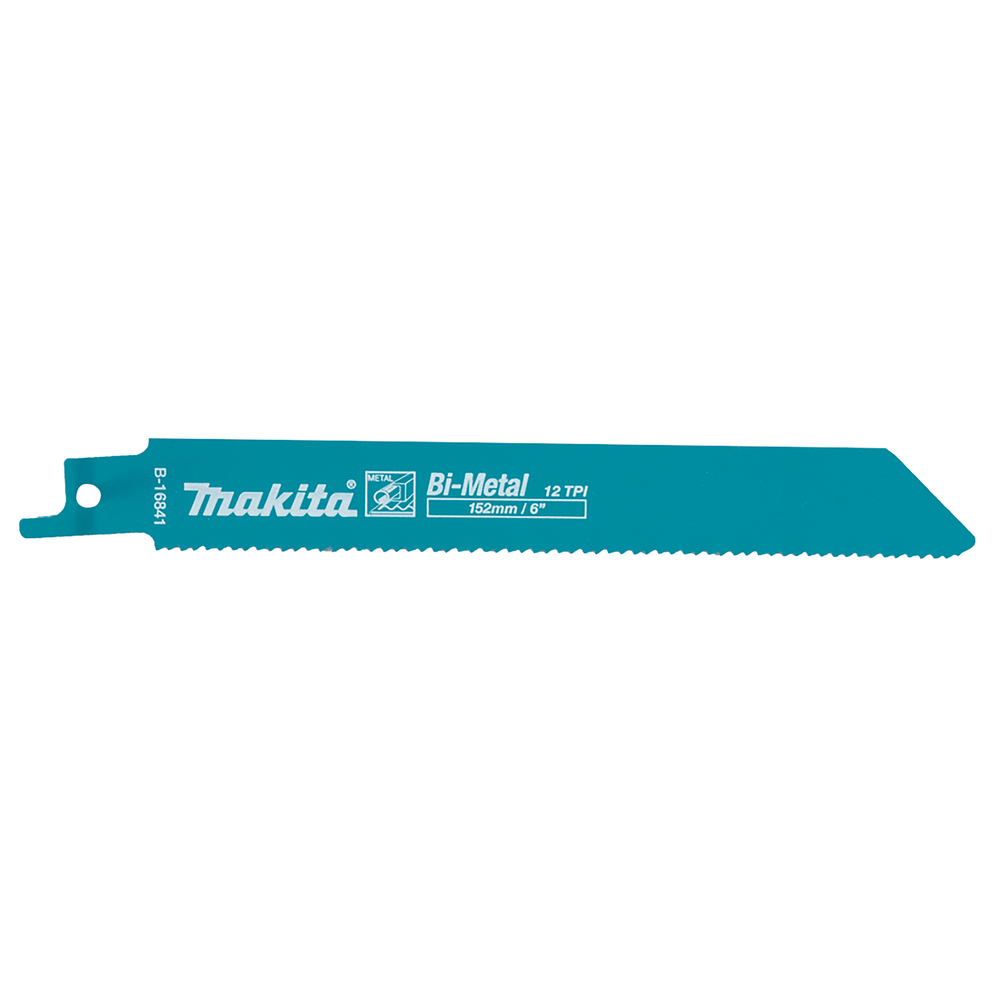 Tiesinio pjūklo pjūkleliai Makita B-16841-25, BIM 152x0,9mm  (14tpi), 25 vnt., metalui