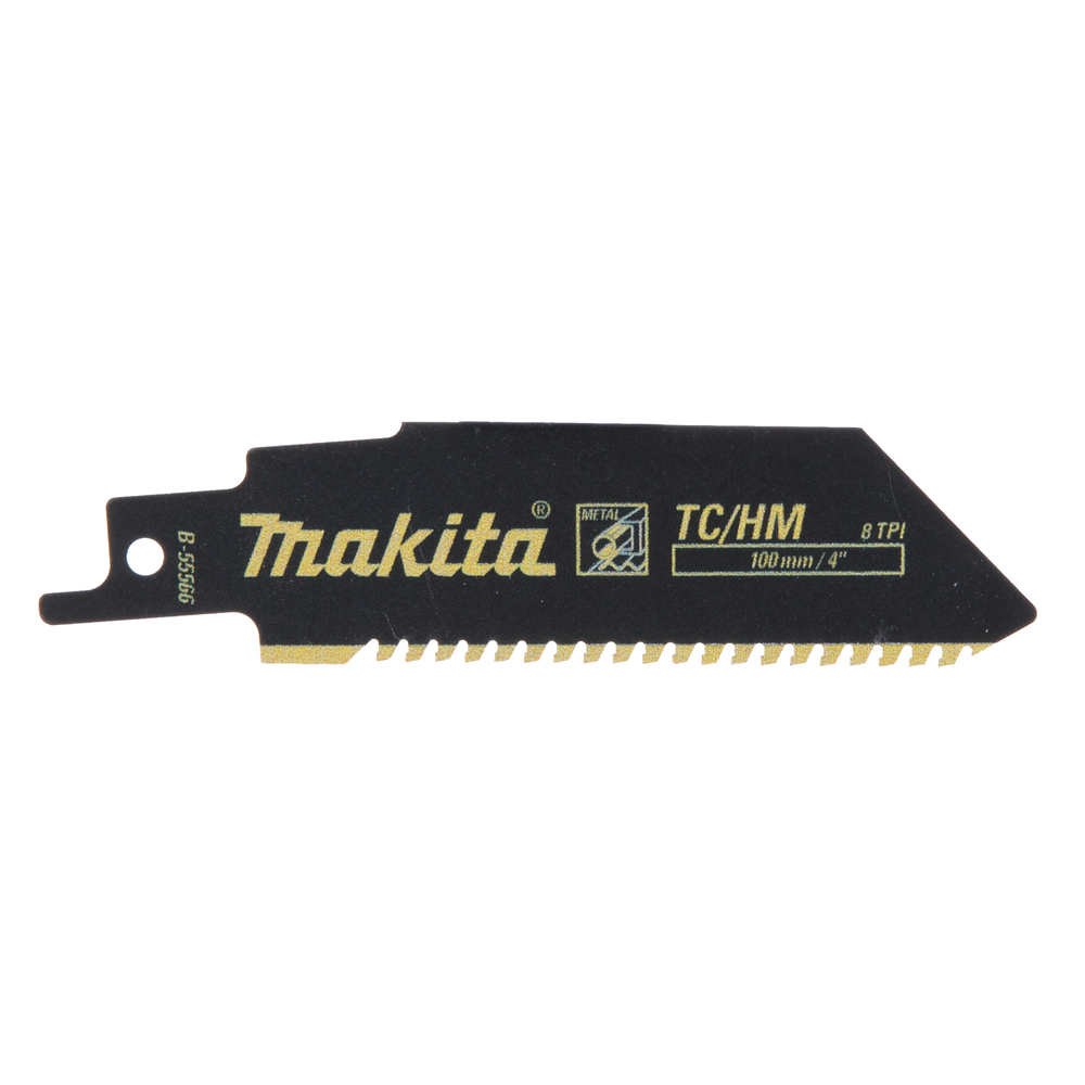 Tiesinio pjūklo pjūklelis metalui Makita B-55566, TC/HM 100x1,25mm (8tpi), 1 vnt. Tiesinio pjūklo pjūklelis metalui Makita B-55566, TC/HM 100x1,25mm (8tpi), 1 vnt.