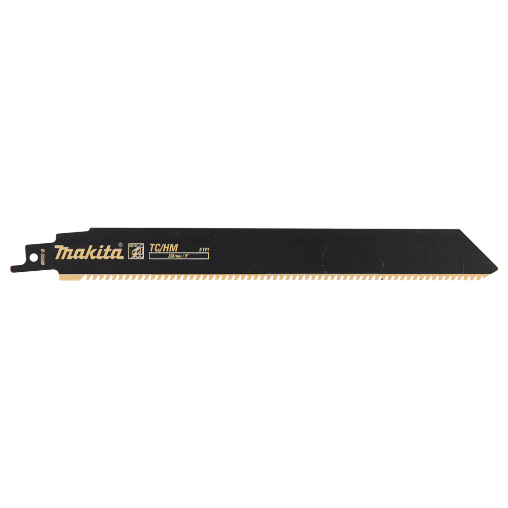 Tiesinio pjūklo pjūklelis Makita B-55588, TC/HM 228x1,25mm, (8tpi), 1 vnt., metalui Tiesinio pjūklo pjūklelis Makita B-55588, TC/HM 228x1,25mm, (8tpi), 1 vnt., metalui