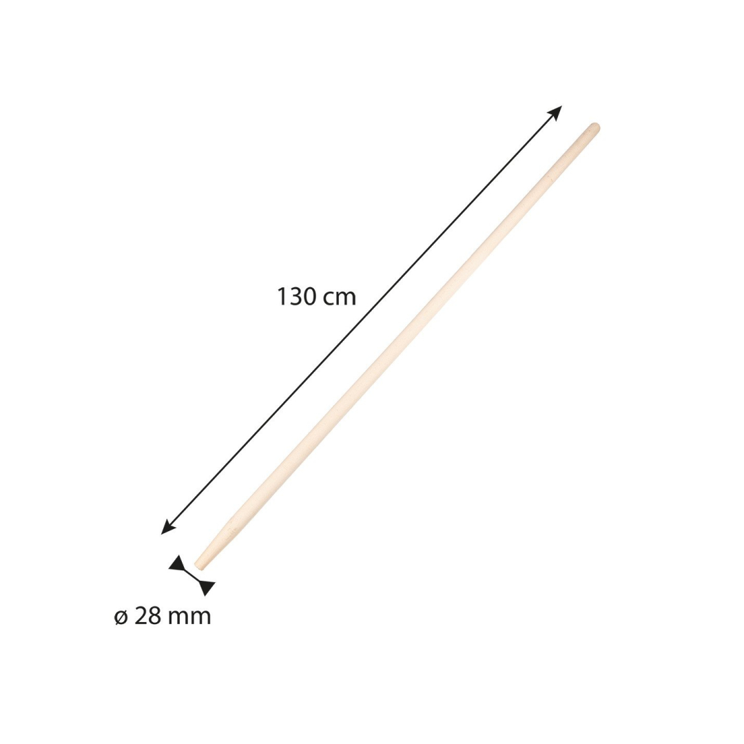 Tiesi buko medienos rankena 28/130 (grėblys) 6