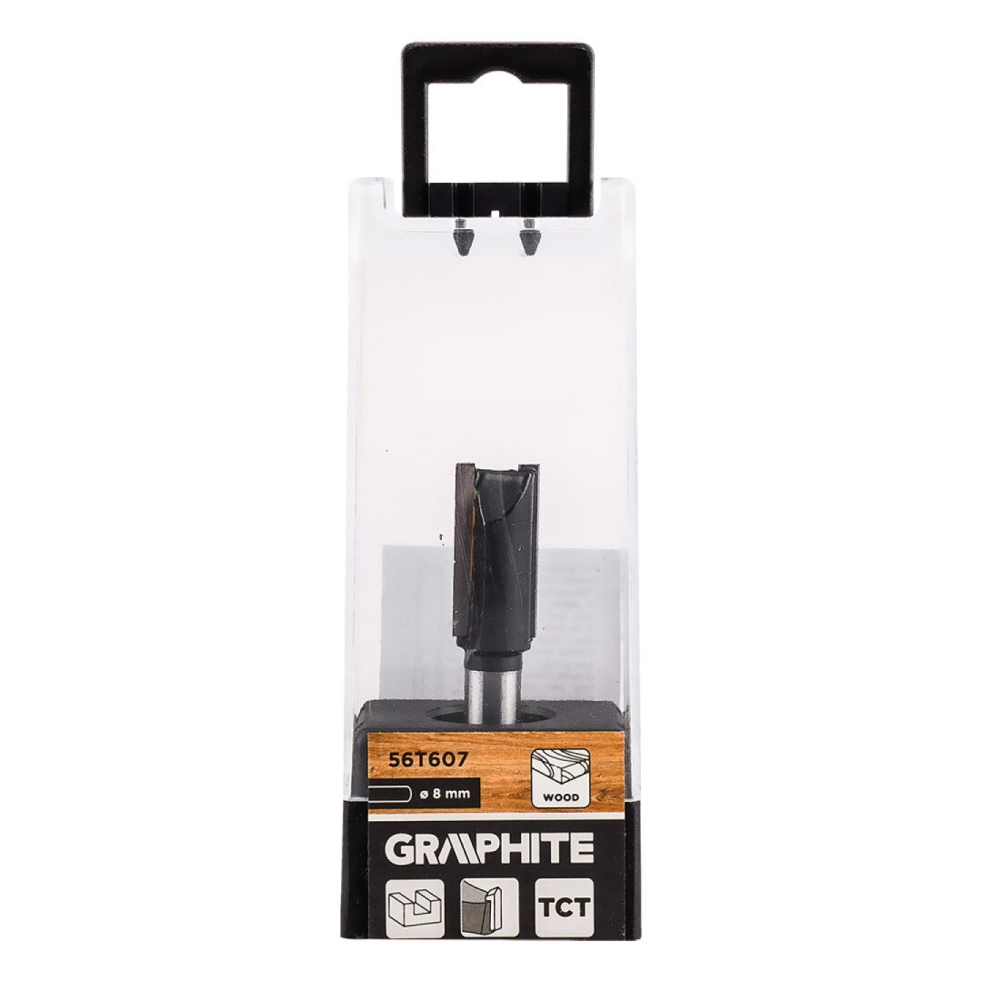 Tiesi medienos freza, dviašmenis, Widia, 12 x 25 mm, kotas 8 mm 1 Tiesi medienos freza, dviašmenis, Widia, 12 x 25 mm, kotas 8 mm 1