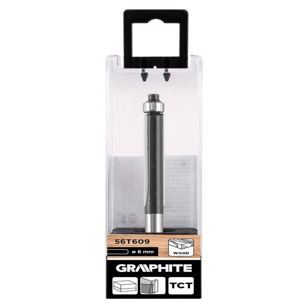 Tiesi medienos freza su guoliu, „Widia“, 9,5 x 38 mm, kotas 8 mm 1