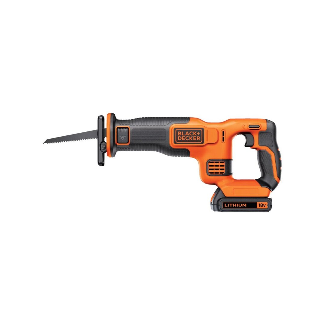 Tiesinis Pjūklas akumuliatorinis, 18V BDCR18-QW, 1 X 1,5 AH, Black&Decker Tiesinis Pjūklas akumuliatorinis, 18V BDCR18-QW, 1 X 1,5 AH, Black&Decker