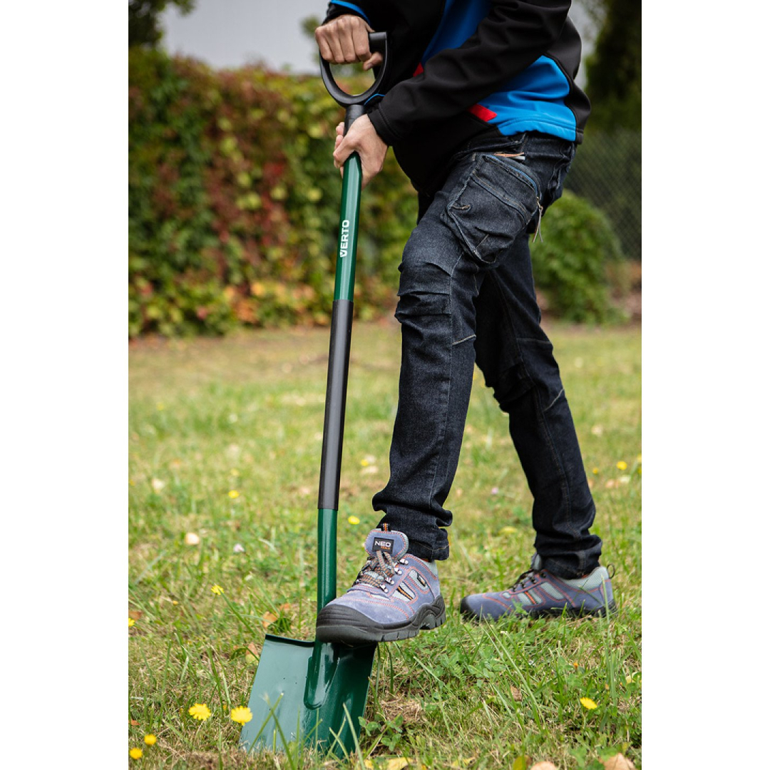 Tiesus kastuvas, metalinė rankena, plastikinė rankena 1